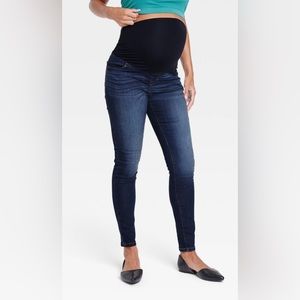 Over Belly Skinny Maternity Jeans -Isabel Maternity by Ingrid & Isabel Dark 12